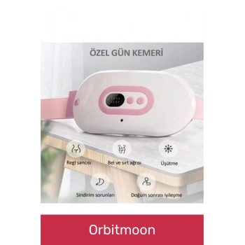 Özel Seri Titreşimli Taşınabilir Sıcak Tutan Regl Ağrıları Dijital Özel Gün Adet Bel Kemeri