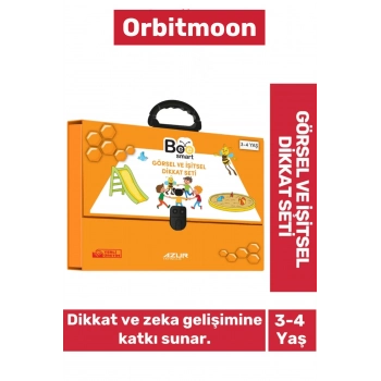 Özel Seri Zeka Geliştirici Okul Çocuk Anne Eğitici Öğretici Görsel ve İşitsel Dikkat Seti 3-4 Yaş
