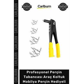 Özel Üretim Çelik Gövde Montaj Profesyonel Perçin Tabancası Araç Koltuk Mobilya Perçin Hediyeli
