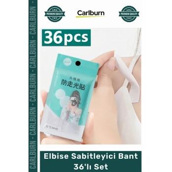 Özel Üretim Çift Taraflı Şeffaf Vücut Dekolte Yaka Sabitleme Bandı Elbise Sabitleyici Bant 36lı Set