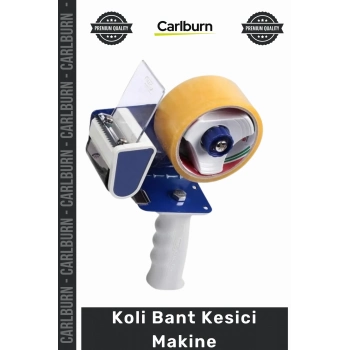 Özel Üretim Dayanıklı Metal Gövde Ergonomik Sap Keskin Bıçaklı Profesyonel Ayarlı Koli Bant Kesici Makine