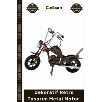 Özel Üretim Dekoratif Retro Tasarım Koleksiyonluk Masaüstü Ofis Aksesuar Dayanıklı Model Metal Motor