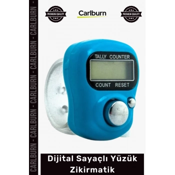 Özel Üretim Dijital Sayaçlı Ergonomik Silikon Kayışlı Renkli Ayarlanabilir Yüzük Zikirmatik