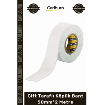 Özel Üretim Endüstriyel Güçlü Yapışkanlı Montaj Bandı Kalın Çift Taraflı Köpük Bant 50mm*2 Metre