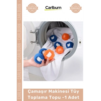 Özel Üretim Kaliteli Sağlam Tekrar Kullanılabilir Yumuşak Pratik Çamaşır Makinesi Tüy Toplama Topu - 1 Adet