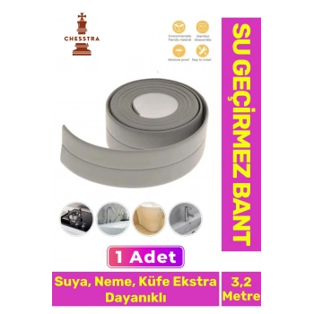 Özel Üretim Lavabo Tezgah Klozet Banyo Pencere Duş İzolasyon 3.2m Su Geçirmez Sızdırmaz Bant 1 Adet