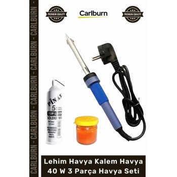 Özel Üretim Profesyonel Kaliteli Elektronik Tamir Lehim Havya Kalem Havya 40 W 3 Parça Havya Seti