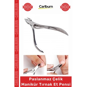 Özel Üretim Profesyonel Keskin Dayanıklı Otoklav Hijyen Paslanmaz Çelik Manikür Tırnak Et Pensi