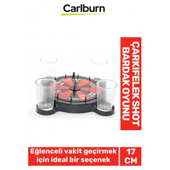 Özel Üretim Shot Bardaklı 1.Derece Sert Plastikden Üretilen 17 Cm Öpüşme Çarkıfelek Oyunu