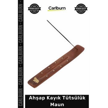 Özel Üretim Şık Tasarım El İşçiliği Doğal Dekoratif Estetik Kaliteli Elit Ahşap Kayık Tütsülük Maun