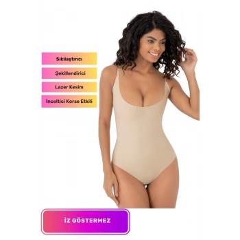 Özel Üretim Vücut Şekillendirici Sıkılaştırıcı Toparlayıcı Lazer Kesim İz Göstermeyen Bady Korse