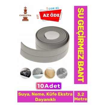 Özel Üretim Su Geçirmez Sızdırmaz Lavabo Tezgah Klozet Banyo Pencere Duş İzolasyon 3.2m Bant 10 Adet