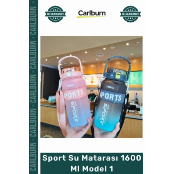 Özel Üretim Tritan BPA İçermeyen Sızdırmaz Sağlıklı Ergonomik Kaliteli Sport Su Matarası 1600 Ml