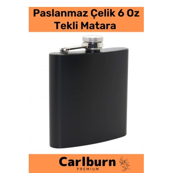 Özel Üretim Uzun Süre Soğuk Tutan Paslanmaz Çelik 6 Oz Tekli Alkol Konyak İçecek Viski Matara Şişesi