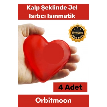 Özel Üretim Yeni Seri Kalp Şeklinde Jel Isıtıcı Pratik El Isıtıcısı Isınmatik Cep Sobası 4lü Set