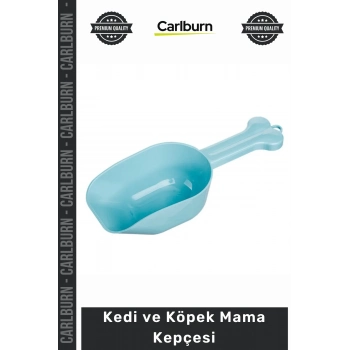 #Petshop Dayanıklı Plastik Ergonomik Saplı Kemik Tasarımlı Ölçülü Pratik Kedi Köpek Mama Kepçesi