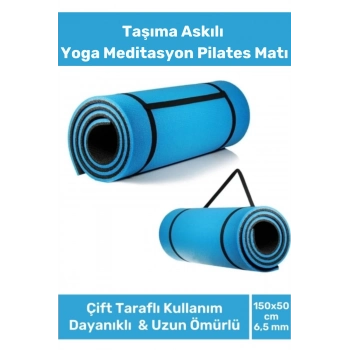 Premium Antibakteriyel Silinebilir Çift Taraflı Kaymaz Silinebilir Yoga Meditasyon Minderi 6,5mm Mat