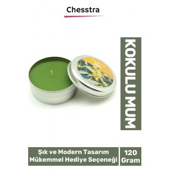 Premium Aromaterapi Arınma Huzur Meditasyon Yoga Esans Dekoratif Mum Oda Kokusu 120g Teneke Kutu