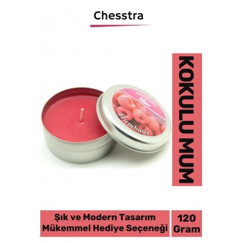 Premium Aromaterapi Arınma Huzur Meditasyon Yoga Esans Dekoratif Mum Oda Kokusu 120g Teneke Kutu