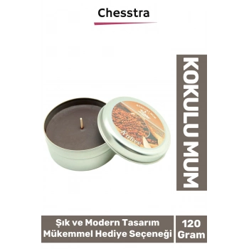 Premium Aromaterapi Arınma Huzur Meditasyon Yoga Esans Dekoratif Mum Oda Kokusu 120g Teneke Kutu