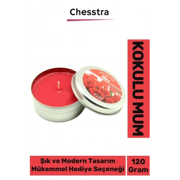 Premium Aromaterapi Arınma Huzur Meditasyon Yoga Esans Dekoratif Mum Oda Kokusu 120g Teneke Kutu