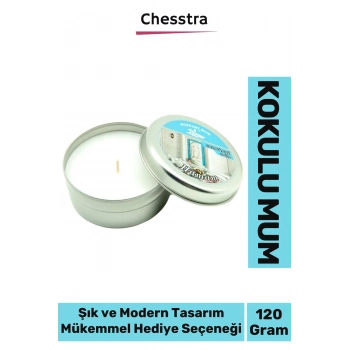 Premium Aromaterapi Arınma Huzur Meditasyon Yoga Esans Dekoratif Mum Oda Kokusu 120g Teneke Kutu