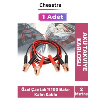 Premium Çantalı %100 Bakır Kalın Kablo 1200 Amper Güçlü Oto Akü Takviye Hızlı Şarj Kablosu 2 Metre