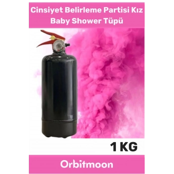 Premium Cinsiyet Belirleme Partisi Ambalajı İbaresiz Yazısız 1 Kg Kız Bebek Pembe Baby Shower Tüpü