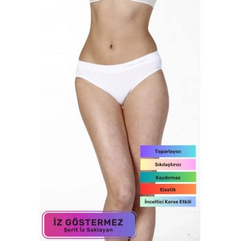 Premium İnceltici Sıkılaştırıcı Toparlayıcı İz Göstermeyen Düşük Bel Siyah Dikişsiz Slip Korse