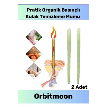 Premium Seri Kulak İçi Kir Temizleme Hava Basınçlı Doğal Aromaterapi Mumu 2 Adet