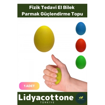 Premium Silikon Stres Topu El Egzersiz FizikTedavi Topu El Bilek Parmak Güçlendirme Ameliyat Sonrası