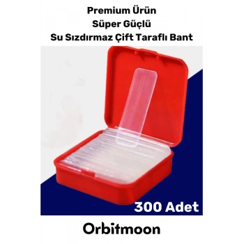 Premium Süper Güçlü Kolay Çıkarılabilir Yapışkan Çok Amaçlı 300 Parça Çift Taraflı Şeffaf Bant