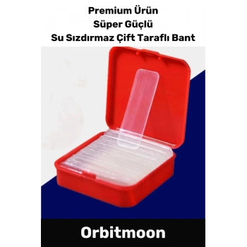 Premium Süper Güçlü Kolay Çıkarılabilir Yapışkan Çok Amaçlı 60 Parça Çift Taraflı Şeffaf Bant