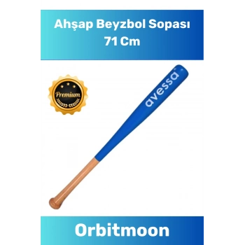 Premium Üretim Kırılmaz Kaliteli Mükemmel Kavrayışlı Ahşap 28 inc Baseboll Beyzbol Sopası 71 Cm