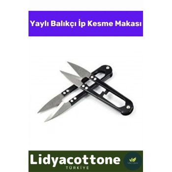 Premum Çok Amaçlı Dayanıklı Paslanmaz Çelik Pratik Kamp Doğa Balık Yaylı Balıkçı İp Kesme Makası