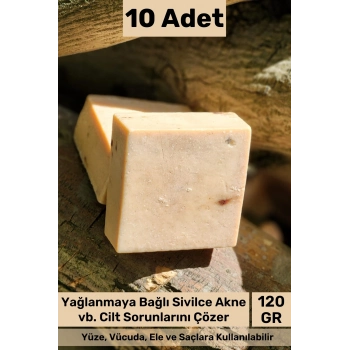 #sabun %100 Doğal Güzel Kokulu El Yüz Saç Cilt Vücut Orijinal Bitkisel Argan Sabunu 120g - 10 Adet