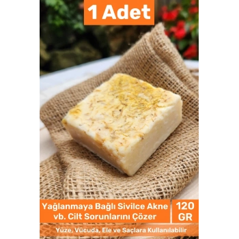 #sabun %100 Doğal Güzel Kokulu El Yüz Saç Cilt Vücut Orijinal Safran Sabunu 120g - 1 Adet