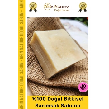 #sarımsaksabunu Doğal Güzel Kokulu El Yüz Saç Vücut Orijinal Bitkisel Sarımsak Sabunu 120g - 10 Adet