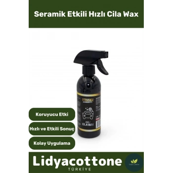 Seramik Etkili Hızlı Cila Etkili Formül Parlatıcı Canlı Görünüm Uzun Süre Koruyucu Seramik Oto Araba