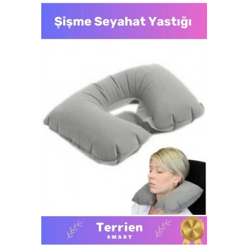 Smart Seri Çok Rahat Şişme Kullanışlı Pratik Ortopedik Seyahat Yumuşak Uyku Boyun Yastığı