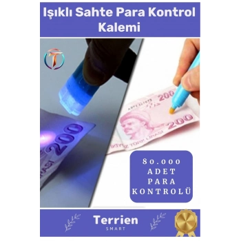 Smart Seri Işıklı Sahte Para Ayırt Etme Cihazı Kontrol Kalemi Ekonomik Pratik Kolay