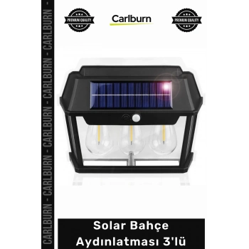#Solar Dış Mekan Güneş Enerjili Su Geçirmez Dekoratif Led Lamba Solar Bahçe Aydınlatması 3lü