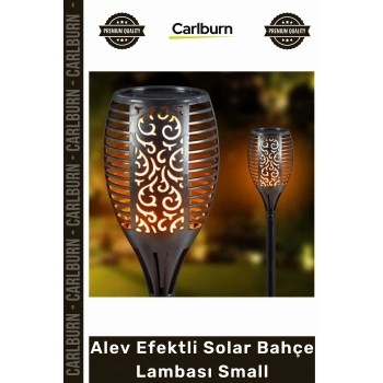 #Solar Güneş Enerjili Dekoratif Su Geçirmez Dış Mekan Led Alev Efektli Solar Bahçe Lambası Small