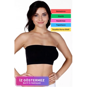 Özel Üretim Straples Sıkılaştırıcı Dikleştirici Şekillendirici Toparlayıcı Kadın Dikişsiz Bondeo Askısız Sütyen