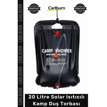 #SuTorbası Portatif Güneş Enerjili PVC Outdoor Su Çantası 20 Litre Solar Isıtıcılı Kamp Duş Torbası