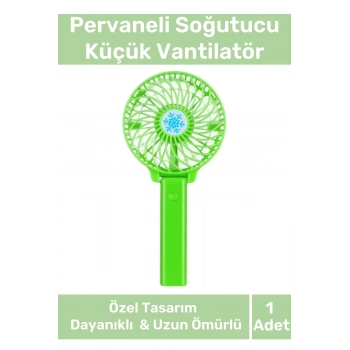 Taşınabilir Cep Boyu Usb Şarjlı 3 Kademeli Sessiz Mini Fan Pervaneli Soğutucu Küçük Vantilatör