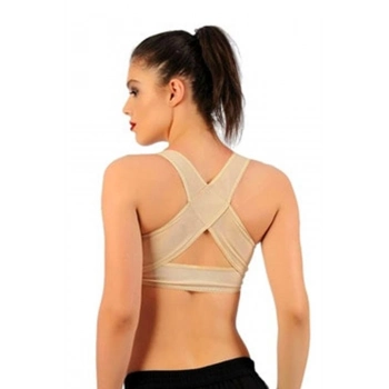 #Korse Polyamid Esnek Sıkılaştırıcı Ten Kadın Sırt Toparlayıcı Göğüs Dikleştirici Korse