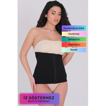 Vücut Şekillendirici Doğum Sonrası Toparlayıcı Sıkılaştırıcı Beden Küçültücü Ağraflı Bel Korse