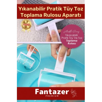 Yeni Nesil Dayanıklı Evcil Hayvan Kedi Köpek Bot Yıkanabilir Pratik Tüy Toz Toplama Rulosu Aparatı