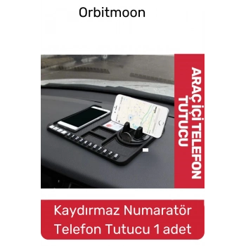 Yeni Seri Kaydırmaz Numaratör Çizdirmez Çok Fonksiyonlu Araç İçi Torpido Telefon Tutucu